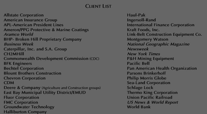 Dana Downie Photography Client List